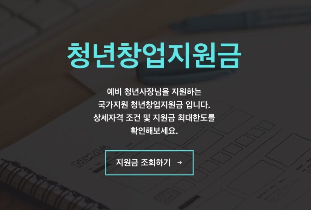 2025 청년창업지원금 종류, 조건, 신청 완벽정리(1억 받는 법) 1 청년창업지원금 1억